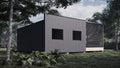 40x30' Modern Cabin With Large Deck Around Architectural Plans, Instant PDF Downloads