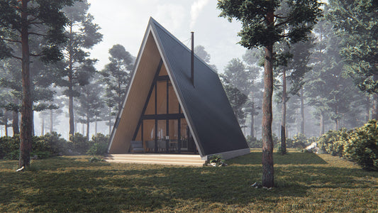 40x20' A Frame Cabin With Loft Architectural Plans, Instant PDF Downloads