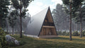 40x20' A Frame Cabin With Loft Architectural Plans, Instant PDF Downloads