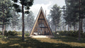 40x20' A Frame Cabin With Loft Architectural Plans, Instant PDF Downloads